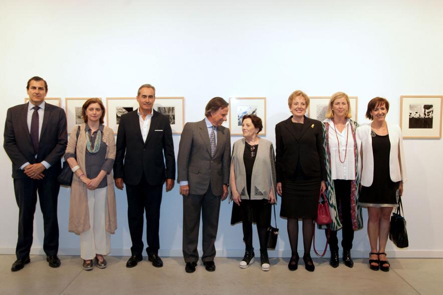 Fotógrafa Graciela Iturbide, Alcalde Ignacio de Vinuesa y autoridades. 