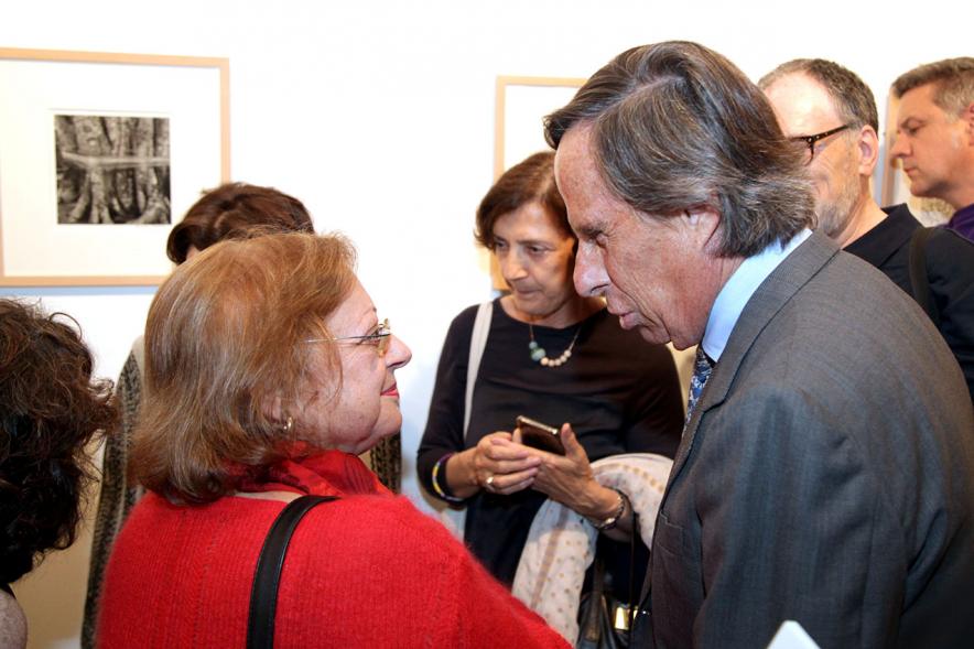 Alcalde Ignacio de Vinuesa con asistentes al evento. 