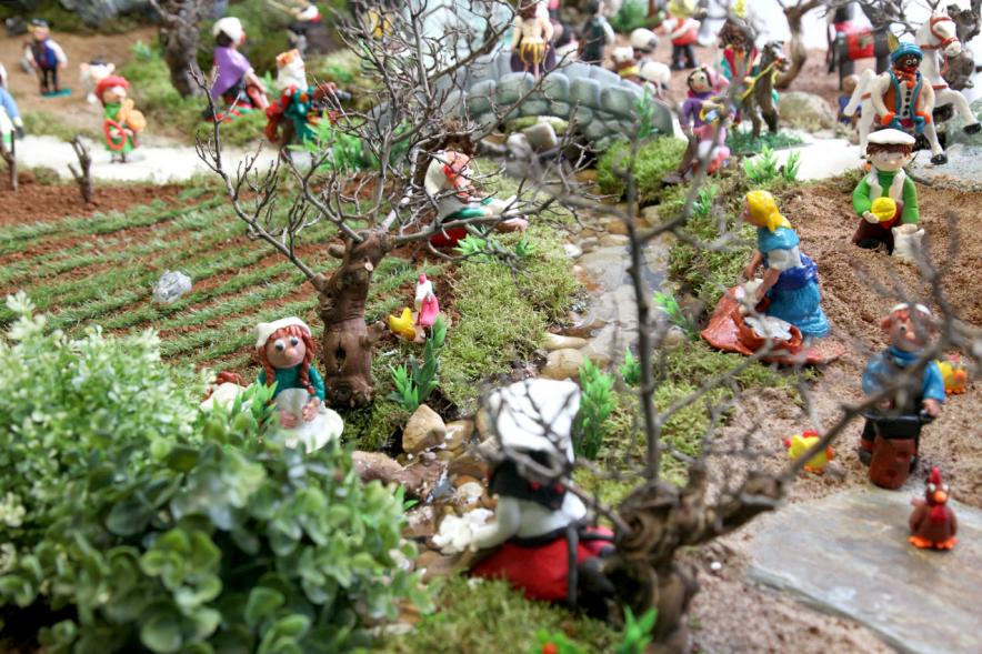 Vida cotidiana en el belén