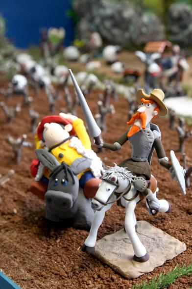 Don Quijote y Sancho Panza 