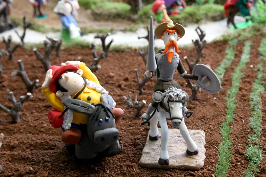 Don Quijote y Sancho Panza 