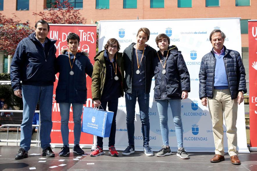 Alcalde Ignacio Vinuesa, autoridades y premiadosEntrega de Premios Gymkhana Stem - 2019
