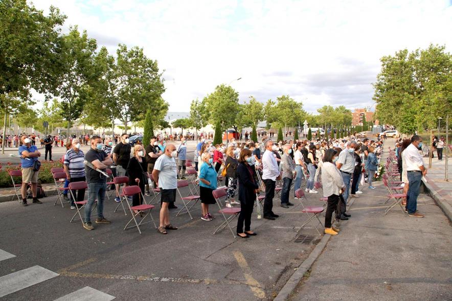 Homenaje a las Víctimas del Covid-19 - Imagen panorámica del público asistente