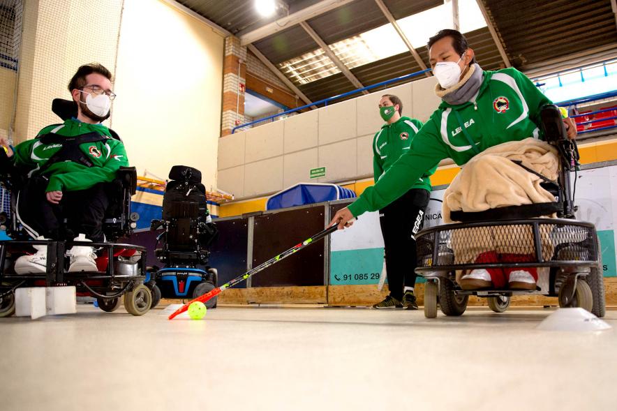 Entrenamiento. Jornada Hockey en Silla de Ruedas - 2021