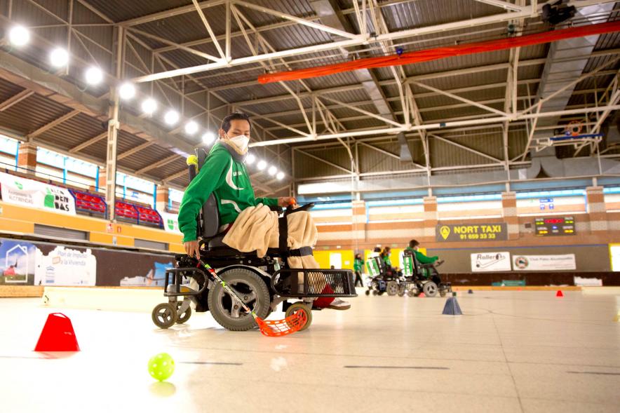 Entrenamiento. Jornada Hockey en Silla de Ruedas - 2021