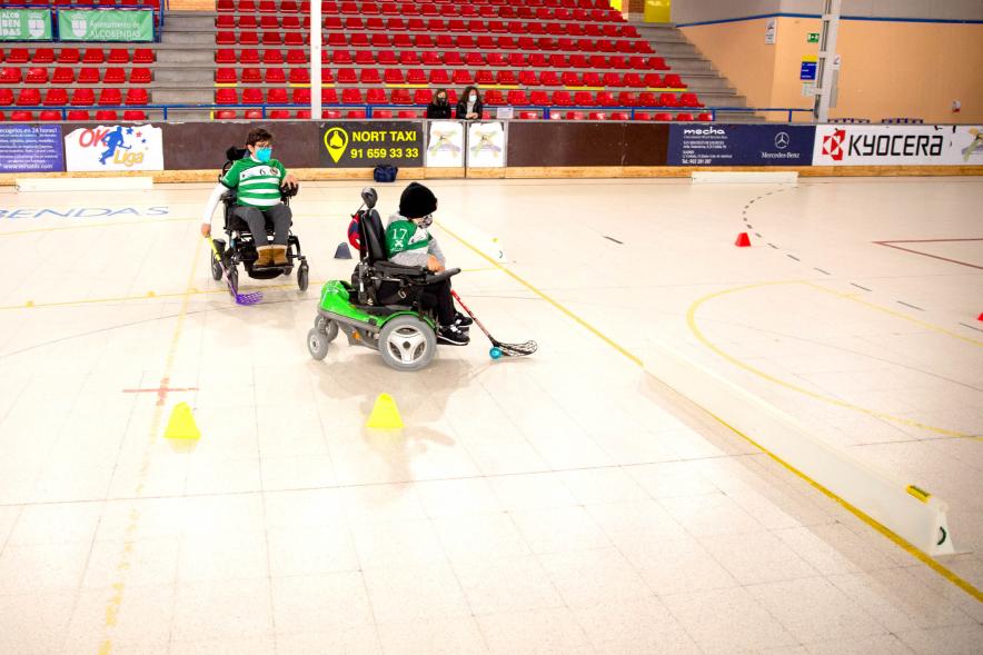 Entrenamiento. Jornada Hockey en Silla de Ruedas - 2021