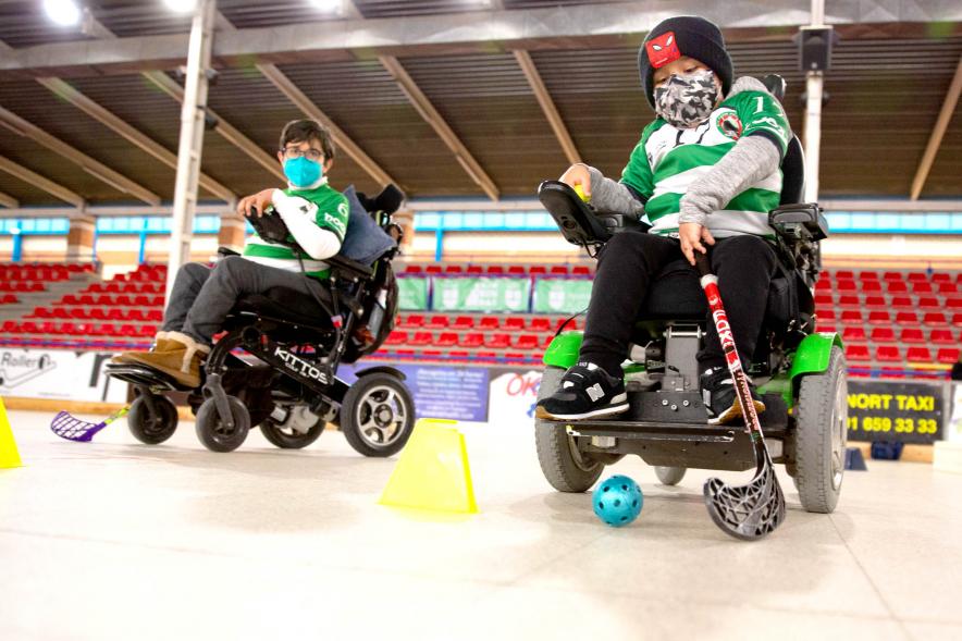 Entrenamiento. Jornada Hockey en Silla de Ruedas - 2021