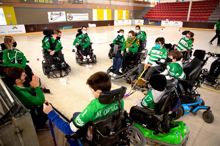 Entrenamiento. Jornada Hockey en Silla de Ruedas - 2021