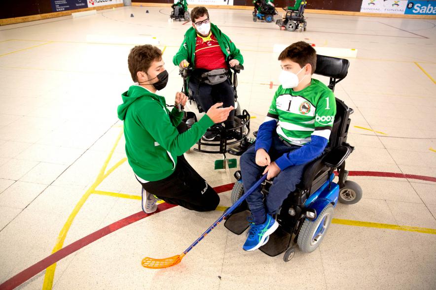 Entrenamiento. Jornada Hockey en Silla de Ruedas - 2021