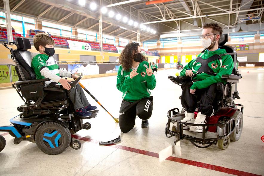 Entrenamiento. Jornada Hockey en Silla de Ruedas - 2021