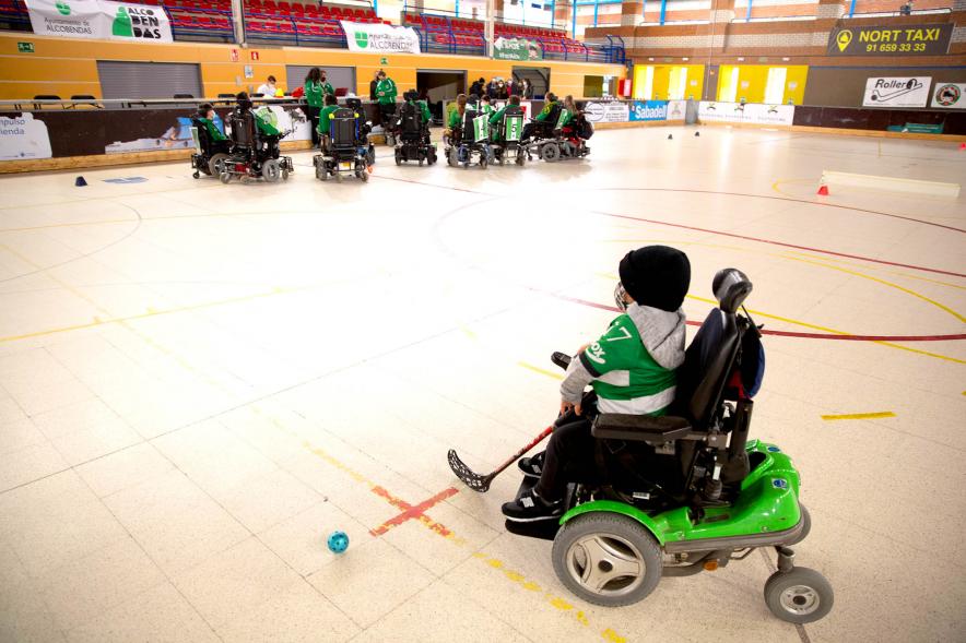 Entrenamiento. Jornada Hockey en Silla de Ruedas - 2021