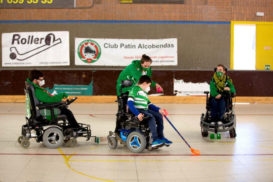 Entrenamiento. Jornada Hockey en Silla de Ruedas - 2021