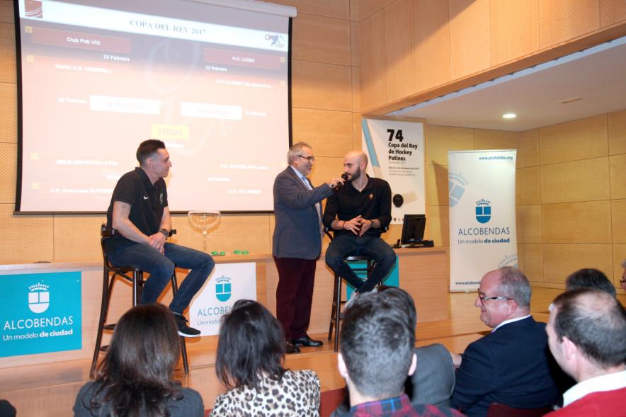 Presentación 74ª Copa del Rey de Hockey Patines - Entrevista a jugadores.