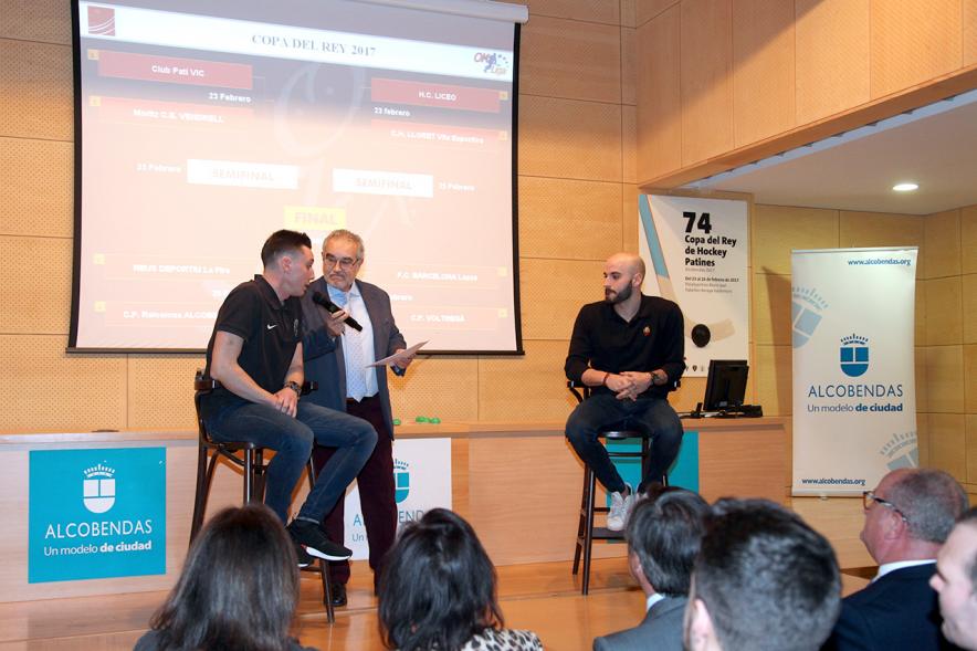 Presentación 74ª Copa del Rey de Hockey Patines - Entrevista a jugadores.