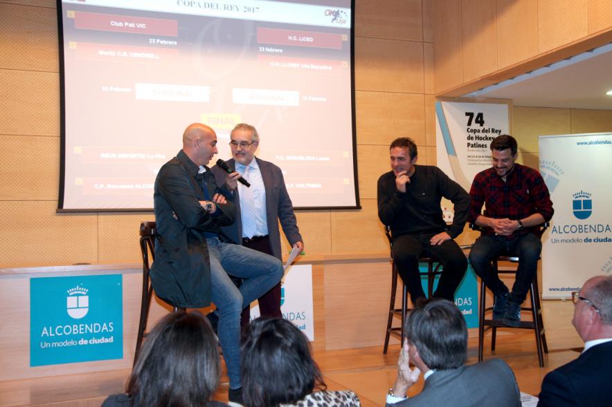 Presentación 74ª Copa del Rey de Hockey Patines -  Entrevista a los jugadores.