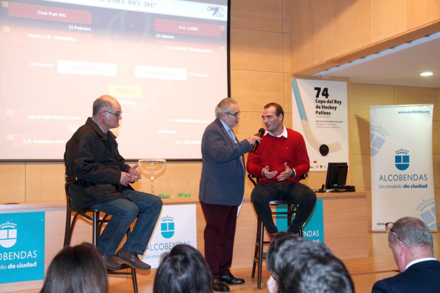 Presentación 74ª Copa del Rey de Hockey Patines -  Entrevista a los jugadores.