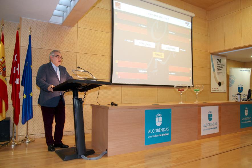 Presentación 74ª Copa del Rey de Hockey Patines - Discurso de un directivo.