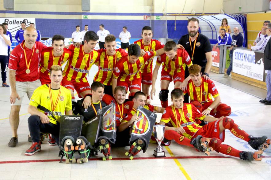 Equipo de Hockey. Campeonato de España de Hockey Patines Junior - 2019