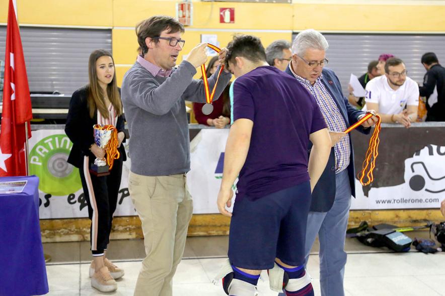 Entrega de medalla. Campeonato de España de Hockey Patines Junior - 2019