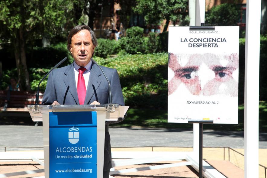 Homenaje a Miguel Ángel Blanco en el Parque Víctimas del Terrorismo - Discurso del alcalde.