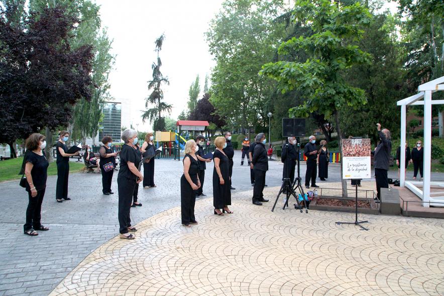 Coral Alcobendas. Homenaje a Miguel Ángel Blanco en Parque Víctimas del Terrorismo -2020