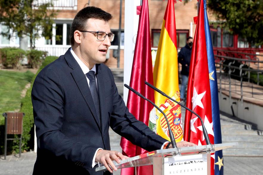 Concejal  Miguel Angel Arranz. Homenaje Víctimas 11-M - 2021
