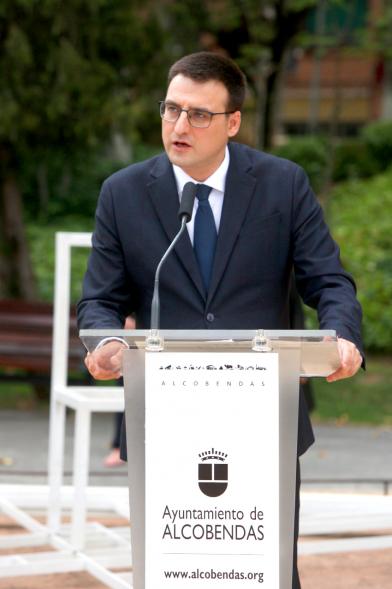 Discurso concejal Miguel Ángel Arranz. Homenaje a Miguel Ángel Blanco en Parque Víctimas del Terrorismo -2020
