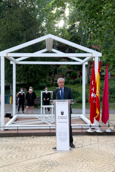 Decurso concejal Fernando Montenegro. Homenaje a Miguel Ángel Blanco en Parque Víctimas del Terrorismo -2020