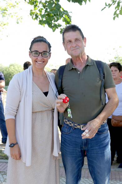  Concejal Cristina Martinez. Entrega de Llaves Huertos Urbanos Parque de Andalucía -2019