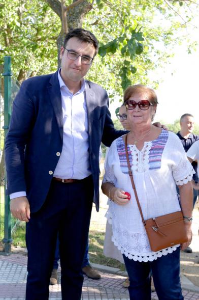Concejal Miguel Angel Arranz. Entrega de Llaves Huertos Urbanos Parque de Andalucía -2019