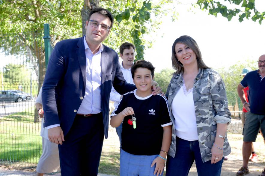 Concejal Miguel Angel Arranz. Entrega de Llaves Huertos Urbanos Parque de Andalucía -2019