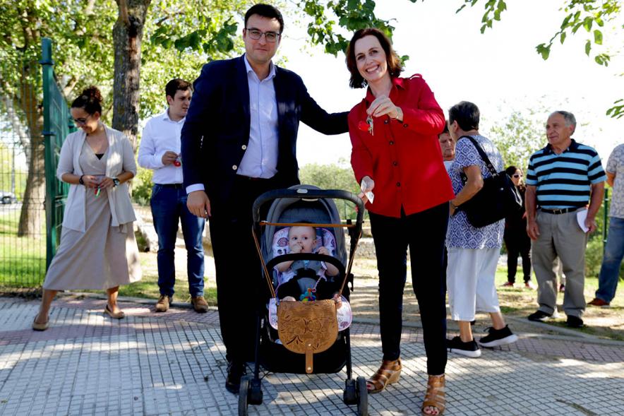 Concejal Miguel Angel Arranz. Entrega de Llaves Huertos Urbanos Parque de Andalucía -2019