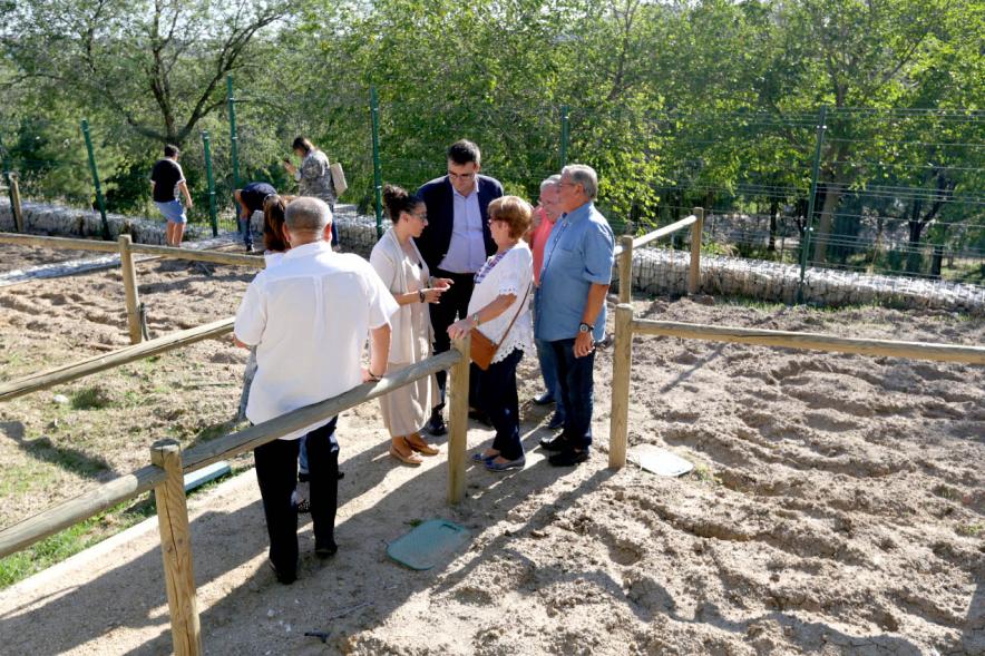 Vista de la parcela. Entrega de Llaves Huertos Urbanos Parque de Andalucía -2019