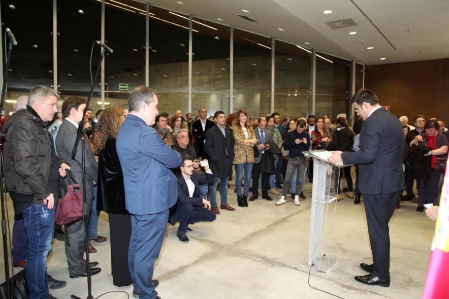 Vista general de los asistentes al evento. 2020