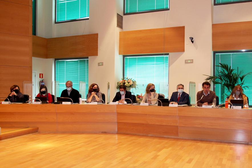 Bancada izquierda durante el pleno