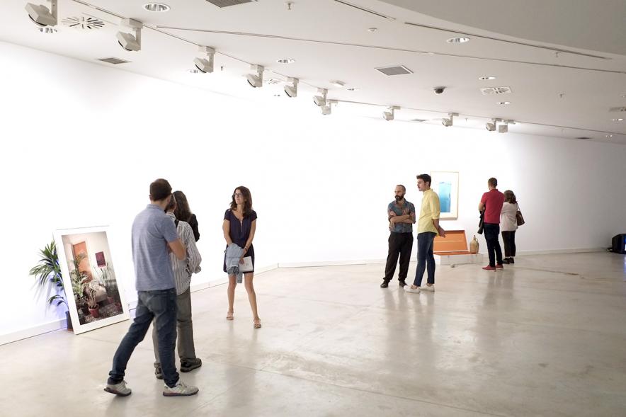 Inauguración Exposiciones de Carlos Vallejo y Nacho Martín -  Los visitantes.