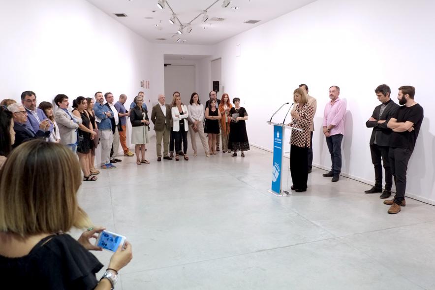 Inauguración Exposiciones de Carlos Vallejo y Nacho Martín -  Panorámica del acto.
