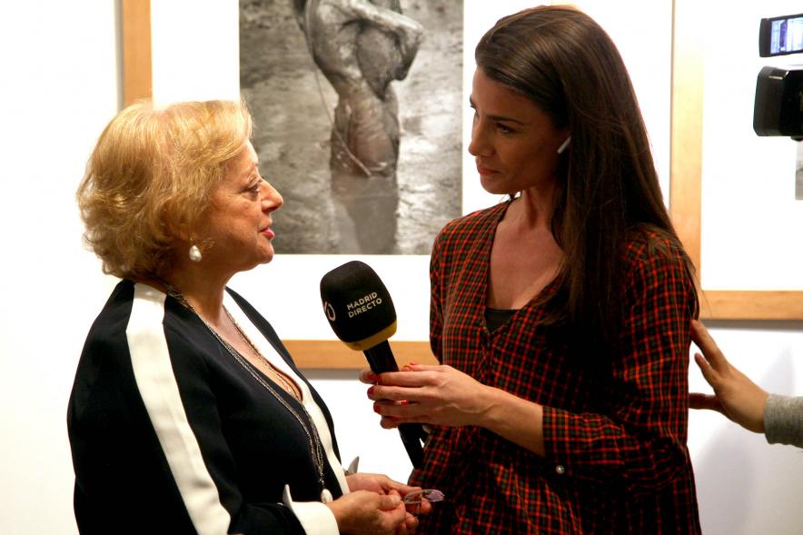 Entrevista televisiva a una de las asistentes al evento - 2020