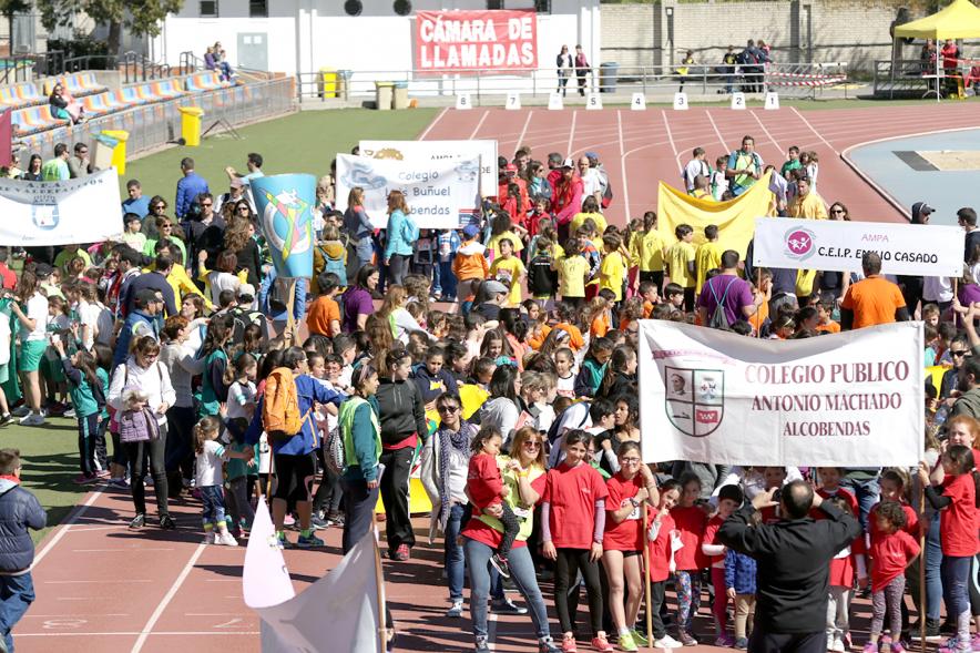 Torneo de Atletismo Intercentros de Alcobendas - Los colegios agrupados.