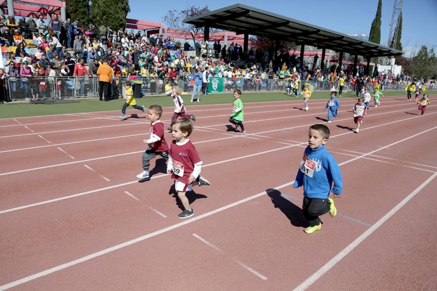 Torneo de Atletismo Intercentros de Alcobendas - La carrera infantil.