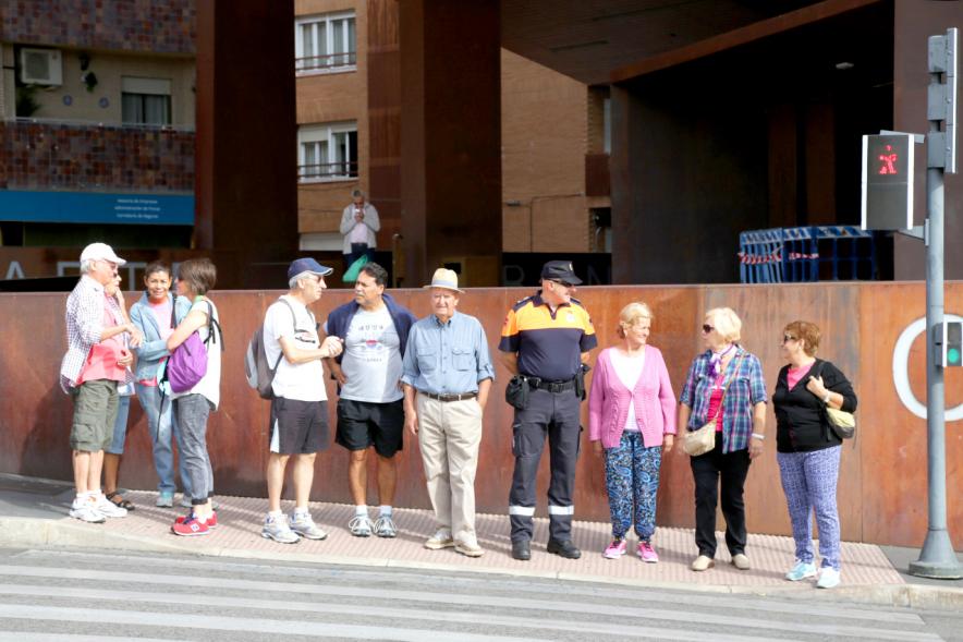 Semana Europea de la Movilidad - Itinerarios Saludables -  Imagen del público asistente.