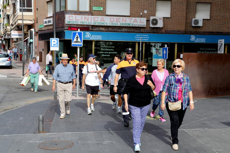 Semana Europea de la Movilidad - Itinerarios Saludables -  Imagen del público asistente.