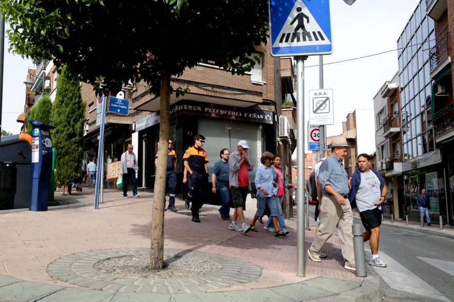 Semana Europea de la Movilidad - Itinerarios Saludables -  Imagen del público asistente.