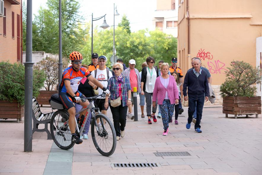 Semana Europea de la Movilidad - Itinerarios Saludables -  Imagen del público asistente.