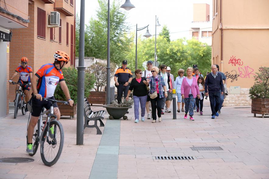 Semana Europea de la Movilidad - Itinerarios Saludables -  Imagen del público asistente.