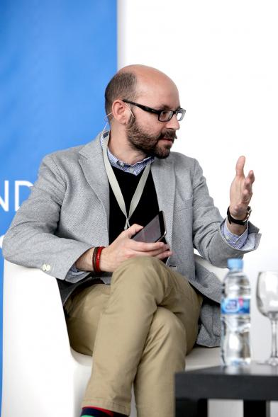 Inauguración "Jornada Generando Valor a través de la Innovación" -   Imagen de un ponente.