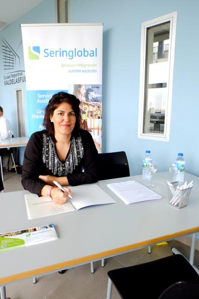Jordanas de Empleo 2018 - Imagen de la representante de  una empresa.