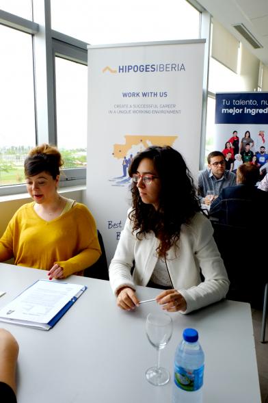 Jordanas de Empleo 2018 - Imagen de dos participantes.