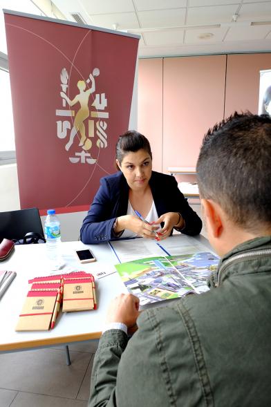 Jordanas de Empleo 2018 - Imagen de la representante de  una empresa.
