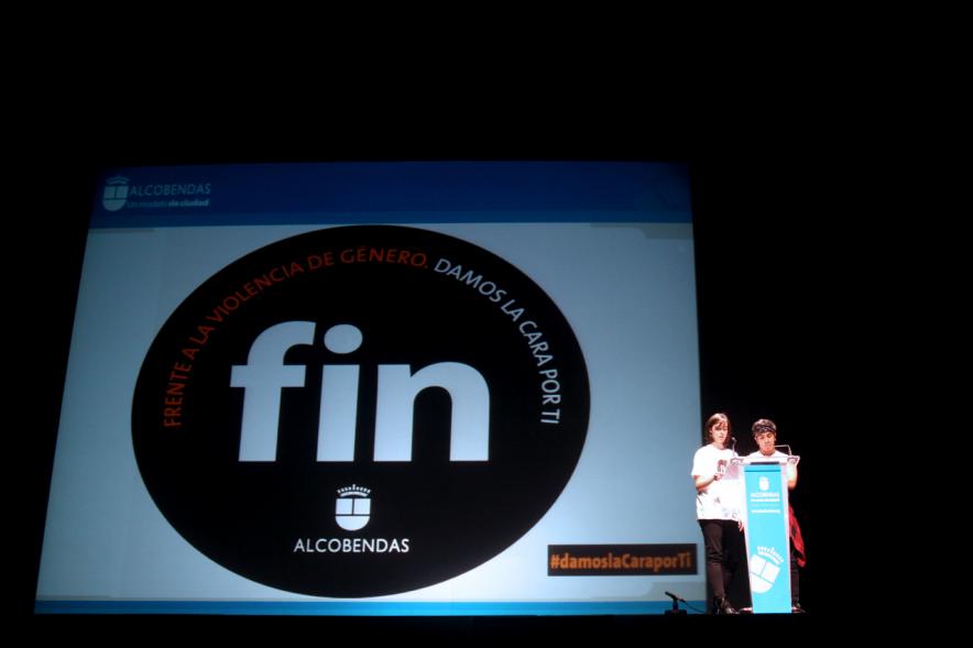 VI Jornadas Alcobendas por un Futuro sin Violencia -  Presentación de una diapositiva.